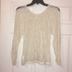 Lace long sleeve